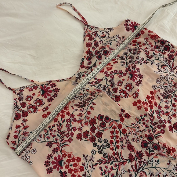 JOSIE NATORI 2-Piece Sleepwear Set cami & capri floral pajama set pink red Sz XL - Picture 11 of 17